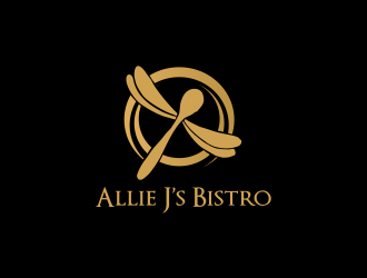 Allie Js Bistro logo design by Greenlight
