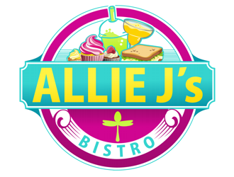 Allie Js Bistro logo design by coco