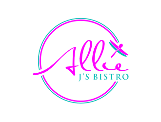 Allie Js Bistro logo design by blessings