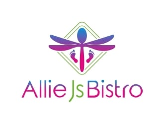 Allie Js Bistro logo design by adwebicon