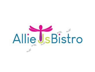 Allie Js Bistro logo design by adwebicon