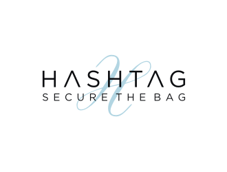 Hashtag Secure the Bag logo design by RatuCempaka