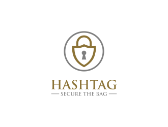Hashtag Secure the Bag logo design by RIANW