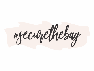 Hashtag Secure the Bag logo design by hopee