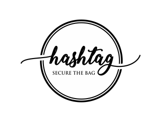 Hashtag Secure the Bag logo design by Girly