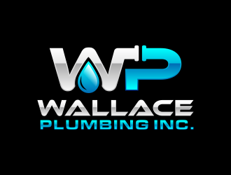 Wallace Plumbing Inc. logo design by hidro