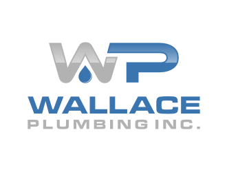 Wallace Plumbing Inc. logo design by Inaya