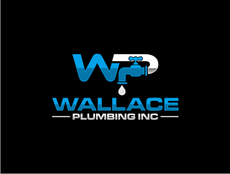 Wallace Plumbing Inc. logo design by hopee
