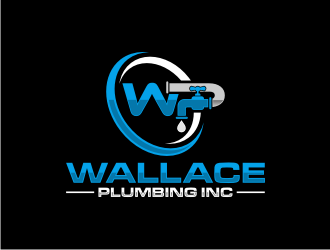 Wallace Plumbing Inc. logo design by hopee