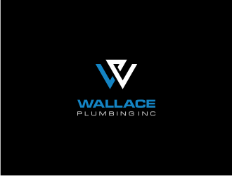 Wallace Plumbing Inc. logo design by Susanti