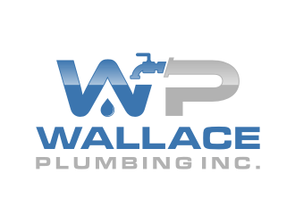 Wallace Plumbing Inc. logo design by Inaya