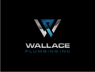 Wallace Plumbing Inc. logo design by Susanti