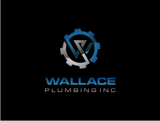 Wallace Plumbing Inc. logo design by Susanti