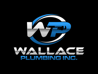 Wallace Plumbing Inc. logo design by pakNton