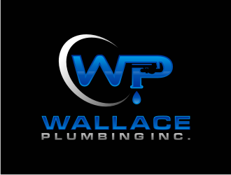 Wallace Plumbing Inc. logo design by uptogood