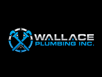 Wallace Plumbing Inc. logo design by scriotx