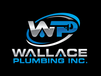 Wallace Plumbing Inc. logo design by scriotx