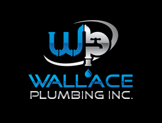 Wallace Plumbing Inc. logo design by scriotx