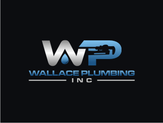 Wallace Plumbing Inc. logo design by tejo