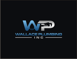 Wallace Plumbing Inc. logo design by tejo