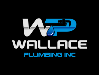 Wallace Plumbing Inc. logo design by beejo