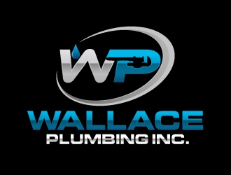 Wallace Plumbing Inc. logo design by nexgen
