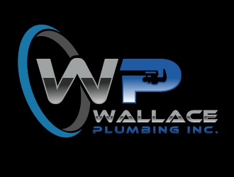 Wallace Plumbing Inc. logo design by Mirza