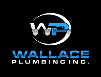 Wallace Plumbing Inc. logo design by puthreeone