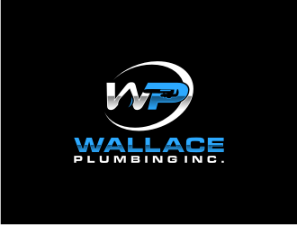 Wallace Plumbing Inc. logo design by puthreeone