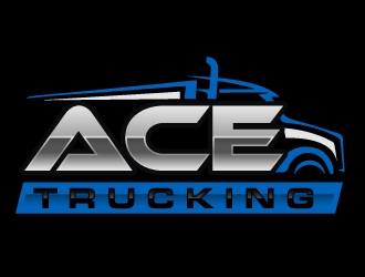 Ace Trucking logo design by AamirKhan