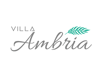 VILLA AMBRIA logo design by 3Dlogos