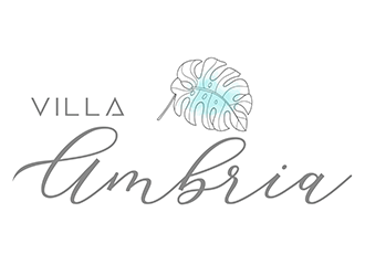 VILLA AMBRIA logo design by 3Dlogos