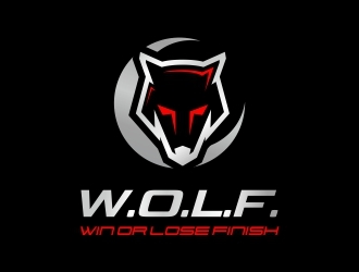 W.O.L.F. (Win or Lose Finish) logo design by BMTC
