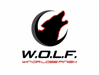 W.O.L.F. (Win or Lose Finish) logo design by BMTC
