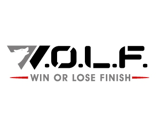 W.O.L.F. (Win or Lose Finish) logo design by PMG