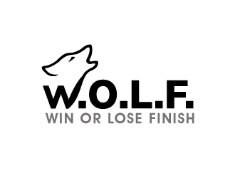 W.O.L.F. (Win or Lose Finish) logo design by PMG