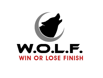 W.O.L.F. (Win or Lose Finish) logo design by PMG