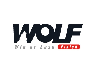 W.O.L.F. (Win or Lose Finish) logo design by japon
