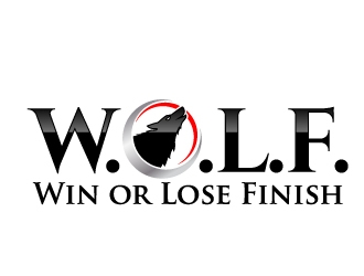 W.O.L.F. (Win or Lose Finish) logo design by jaize