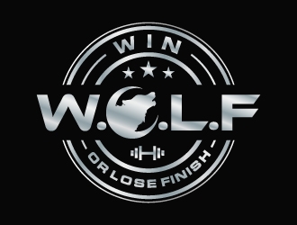 W.O.L.F. (Win or Lose Finish) logo design by ORPiXELSTUDIOS