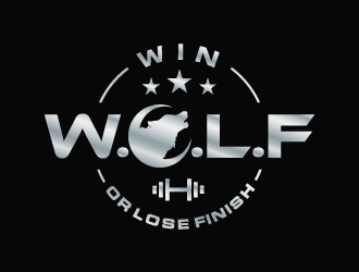W.O.L.F. (Win or Lose Finish) logo design by ORPiXELSTUDIOS