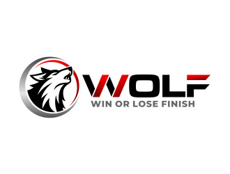 W.O.L.F. (Win or Lose Finish) logo design by mutafailan