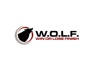 W.O.L.F. (Win or Lose Finish) logo design by hopee