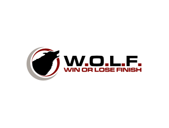 W.O.L.F. (Win or Lose Finish) logo design by hopee
