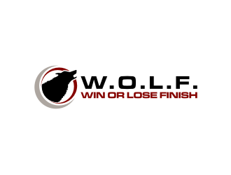 W.O.L.F. (Win or Lose Finish) logo design by hopee