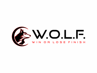 W.O.L.F. (Win or Lose Finish) logo design by scolessi