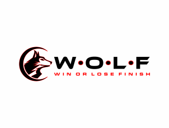 W.O.L.F. (Win or Lose Finish) logo design by scolessi