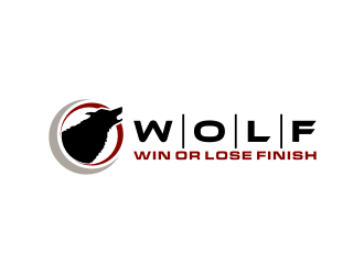W.O.L.F. (Win or Lose Finish) logo design by hopee