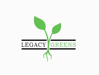 Legacy Greens logo design by bougalla005