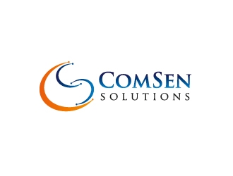 ComSen Solutions logo design by Aslam